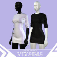 Dress Ii Basic Collection By Viy Sims
