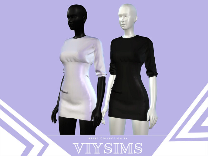 Dress Ii Basic Collection By Viy Sims