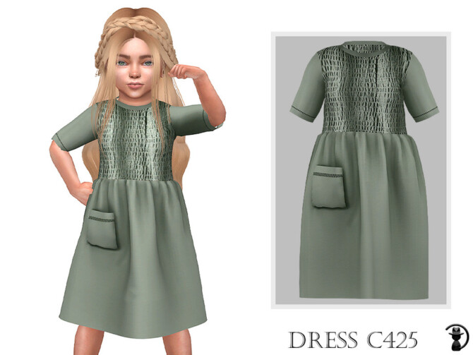 Sims 4 Dress C425 by turksimmer at TSR