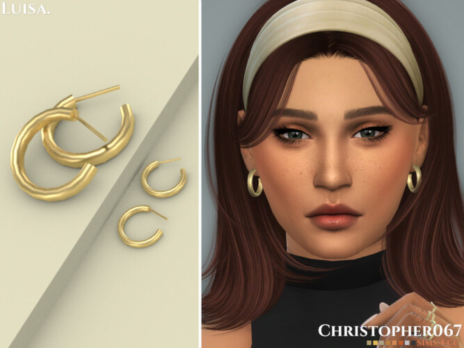 Luisa Earrings By Christopher067