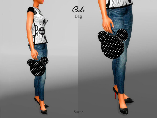 Sims 4 Cute Bag by Suzue at TSR