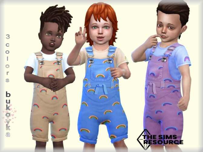 Sims 4 Male Overalls CC