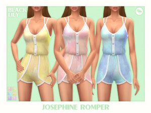 Josephine Romper By Black Lily