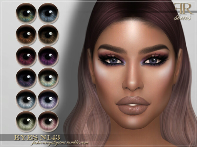 Sims 4 FRS Eyes N143 by FashionRoyaltySims at TSR