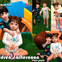 Children’s Afternoon (pose Pack) By Beto_ae0