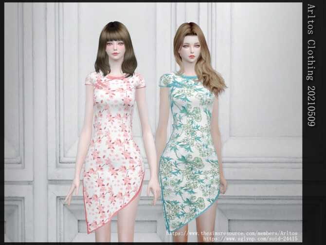 Sims 4 Dress 20210509 by Arltos at TSR