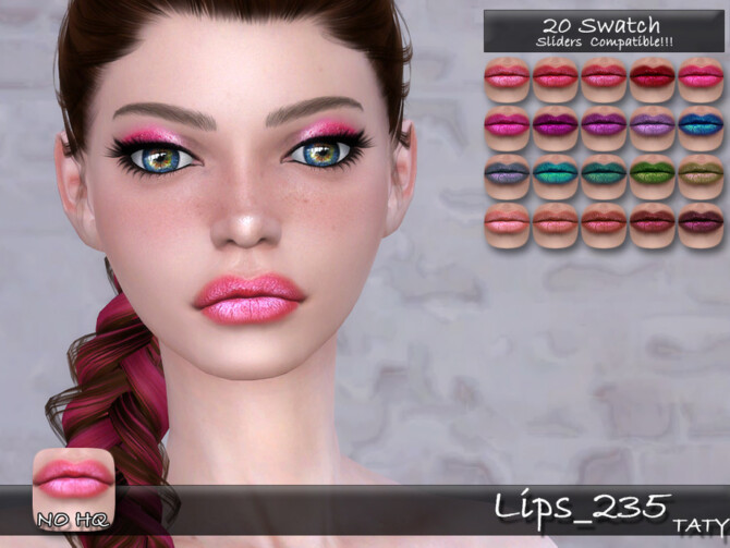 Sims 4 Lips 235 by tatygagg at TSR