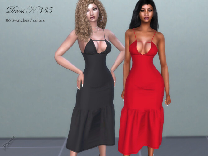 Sims 4 DRESS N 385 by pizazz at TSR