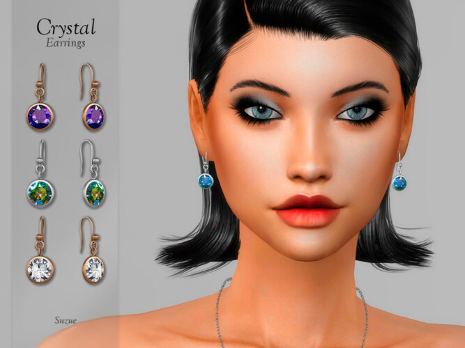 Crystal Earrings By Suzue
