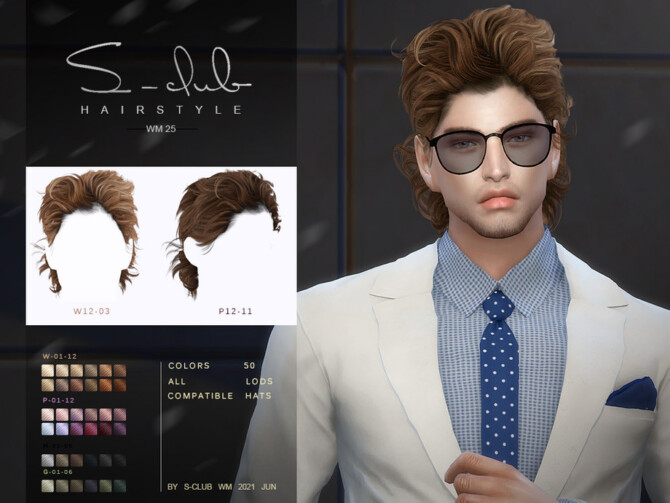 Sims 4 Hair 202025 by S Club WM at TSR
