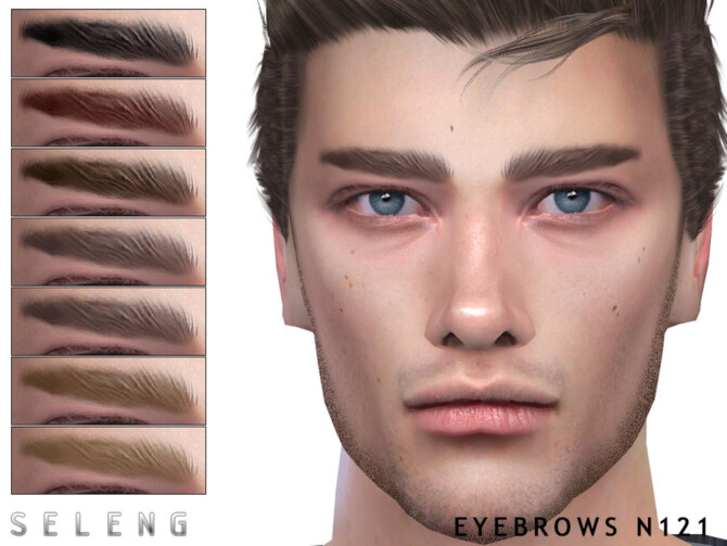 Sims 4 Eyebrows N121 by Seleng at TSR