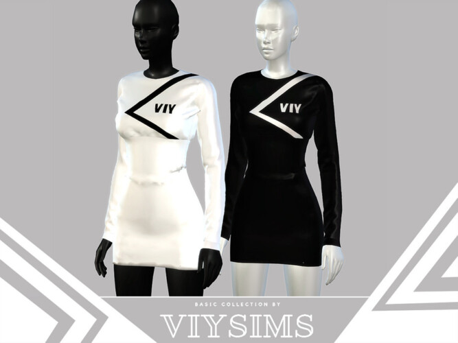 Dress I Basic Collection By Viy Sims