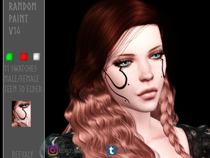 Sims 4 Random Paint V14 by Reevaly at TSR