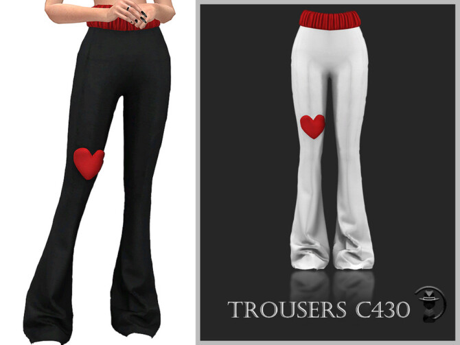Sims 4 Trousers C430 by turksimmer at TSR
