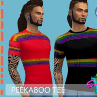 Pride21 Peekaboo Tee By Simmiev