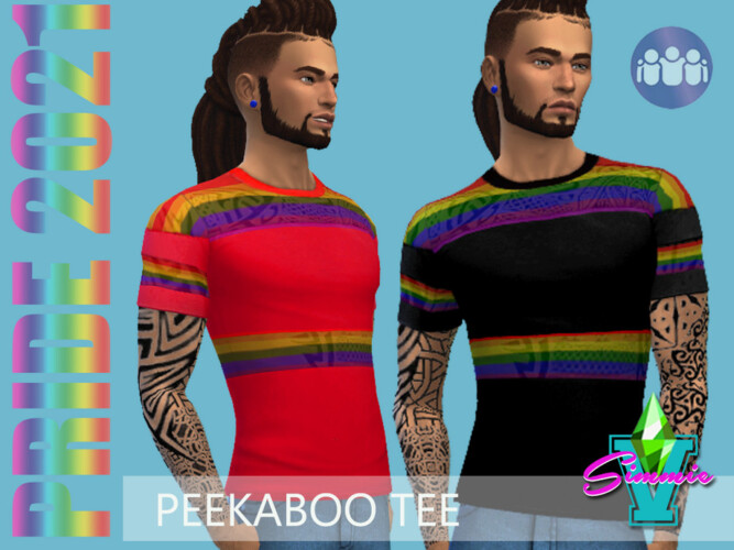 Pride21 Peekaboo Tee By Simmiev