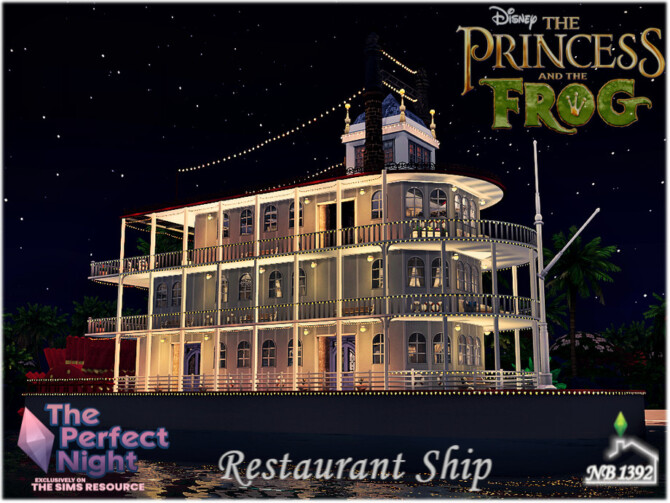 Sims 4 The Perfect Night Restaurant Ship by nobody1392 at TSR