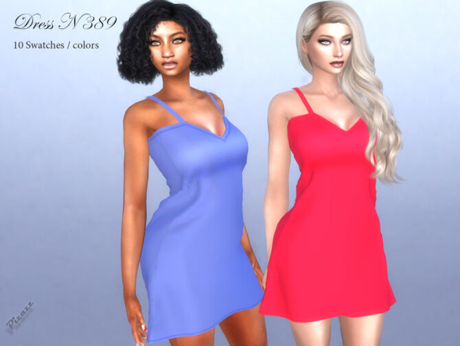 Sims 4 DRESS N 389 by pizazz at TSR