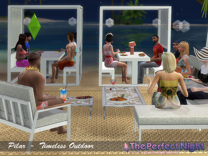 Sims 4 The Perfect Night Timeless Outdoor by Pilar at TSR