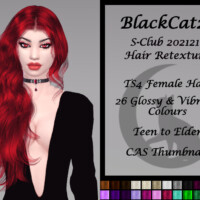 S-club 202121 Hair Retexture By Blackcat27