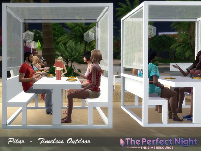 Sims 4 The Perfect Night Timeless Outdoor by Pilar at TSR