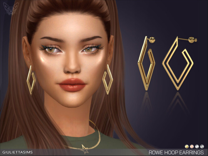 Rowe Hoop Earrings By Feyona