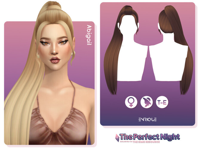 Sims 4 Juliette Hair by Enriques4 at TSR