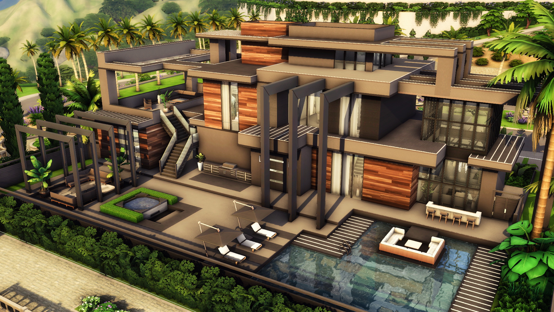 sims 4 modern mansion download