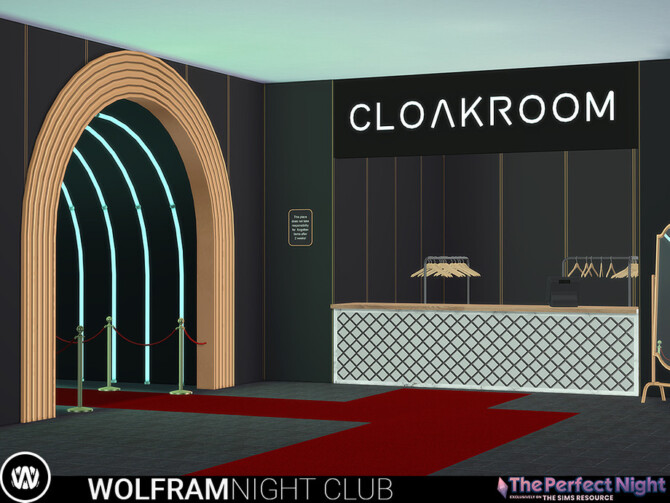 Sims 4 The Perfect Night Wolfram Night Club Entrance by wondymoon at TSR