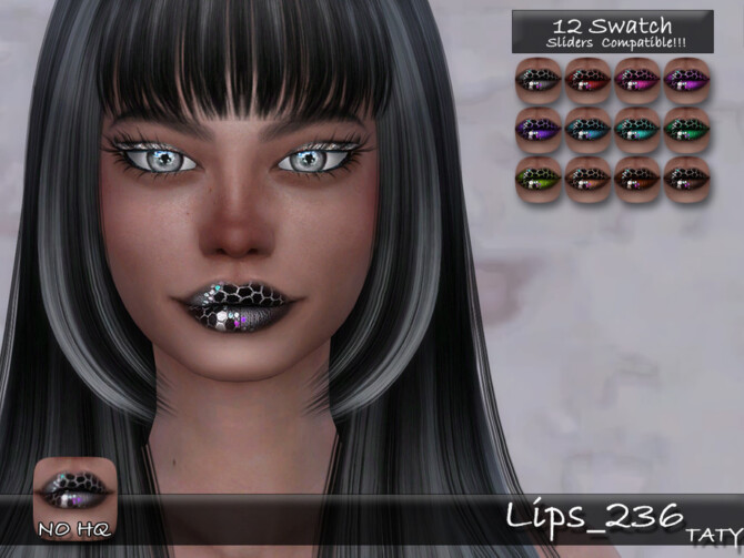Sims 4 Lips 236 by tatygagg at TSR
