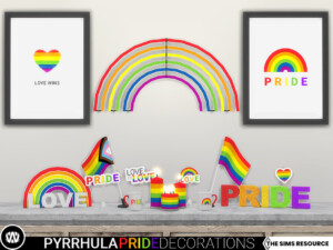 Pyrrhula Pride Decorations By Wondymoon