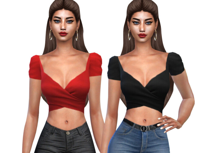 Sims 4 Summer Elegant Blouses by Summer Elegant Blouses at TSR