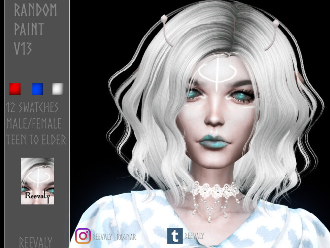 Sims 4 Random Paint V13 by Reevaly at TSR