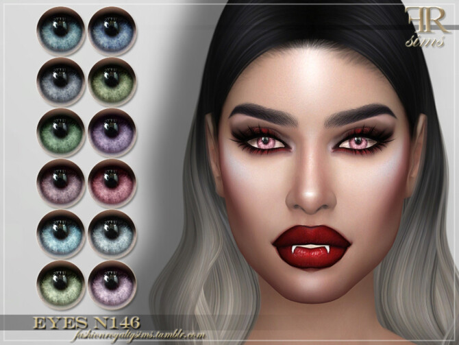 Sims 4 FRS Eyes N146 by FashionRoyaltySims at TSR