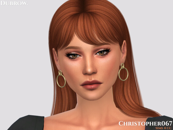 Sims 4 Dubrow Earrings by Christopher067 at TSR