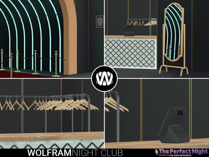 Sims 4 The Perfect Night Wolfram Night Club Entrance by wondymoon at TSR