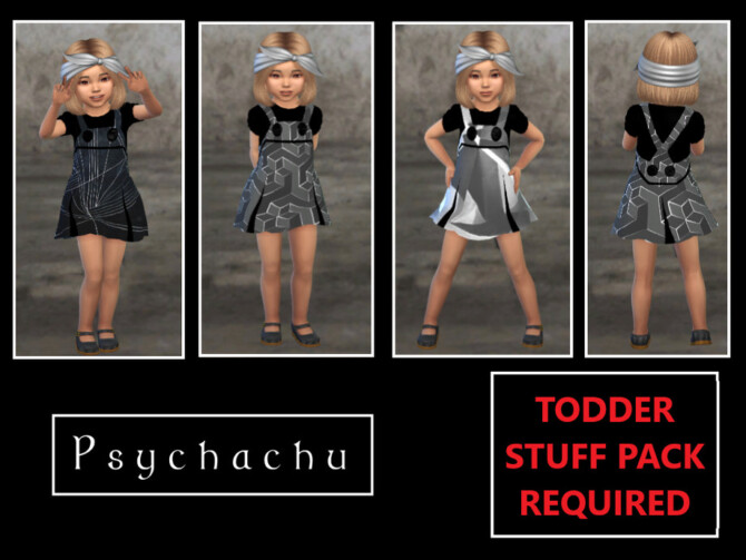 Sims 4 Toddler Dress by Psychachu at TSR
