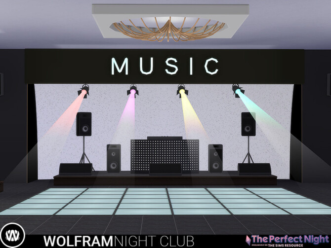 Sims 4 The Perfect Night Wolfram Night Club Music by wondymoon at TSR