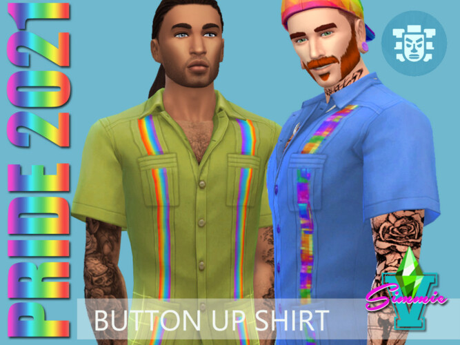 Pride21 Button Up Shirt By Simmiev