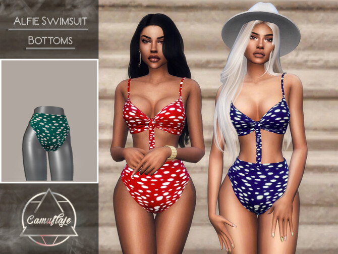 Sims 4 Alfie Swimsuit Bottoms by Camuflaje at TSR