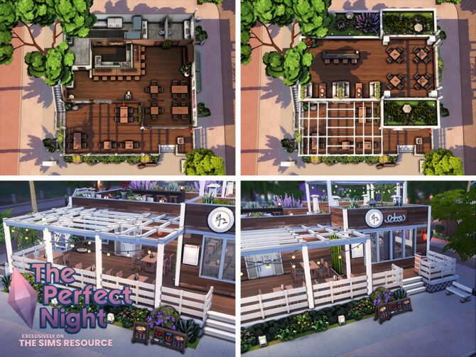 Sims 4 The Perfect Night Sushi Bar by xogerardine at TSR
