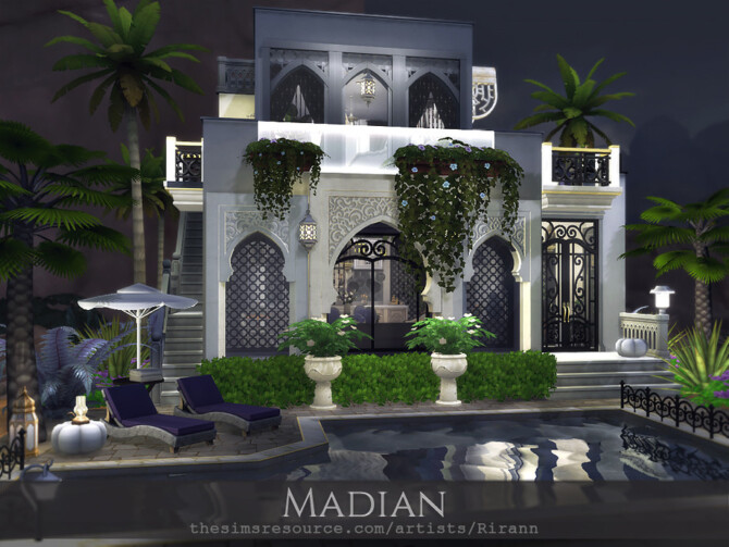 Sims 4 Madian house by Rirann at TSR