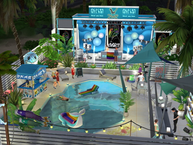 Sims 4 Summer Music Festival (Lounge) by Flubs79 at TSR
