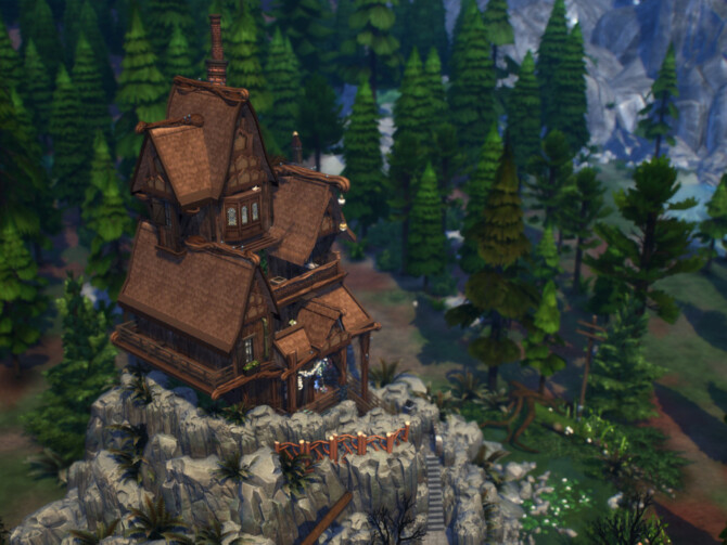 Sims 4 Owls Cliff by VirtualFairytales at TSR
