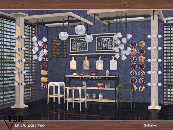 Sims 4 Laila Kitchen Set Part Two by soloriya at TSR