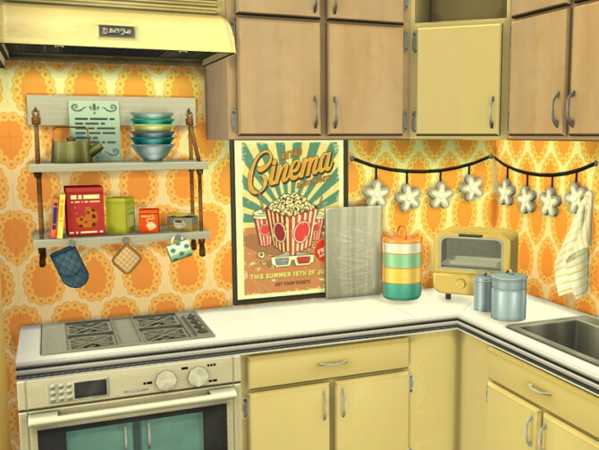 Sims 4 Retro Kitchen by Flubs79 at TSR