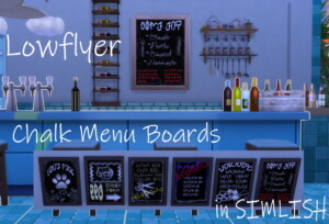 Menu/specials Chalkboards For Your Business Venues