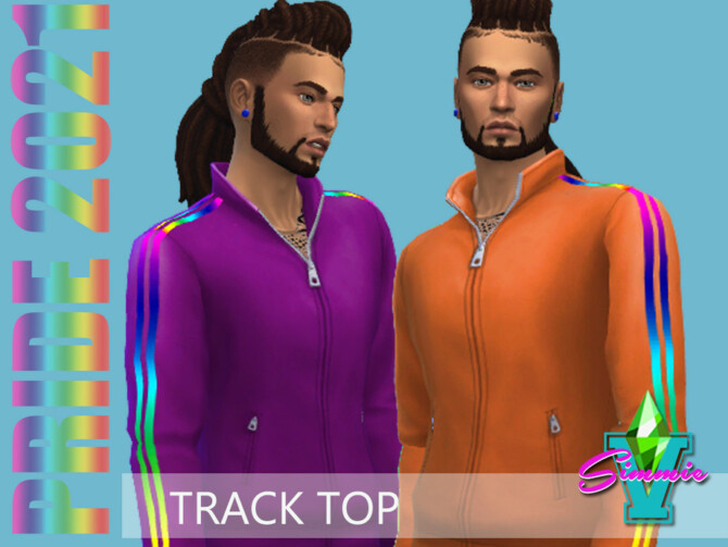 Sims 4 Pride21 Track Top by SimmieV at TSR
