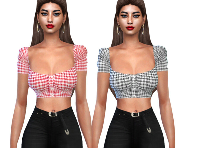 Plaid Casual Blouses By Saliwa