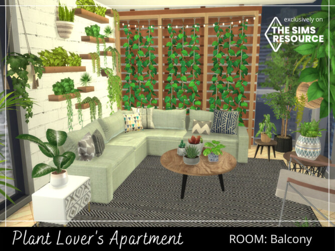 Plant Lover’s Apartment Balcony By A.lenna